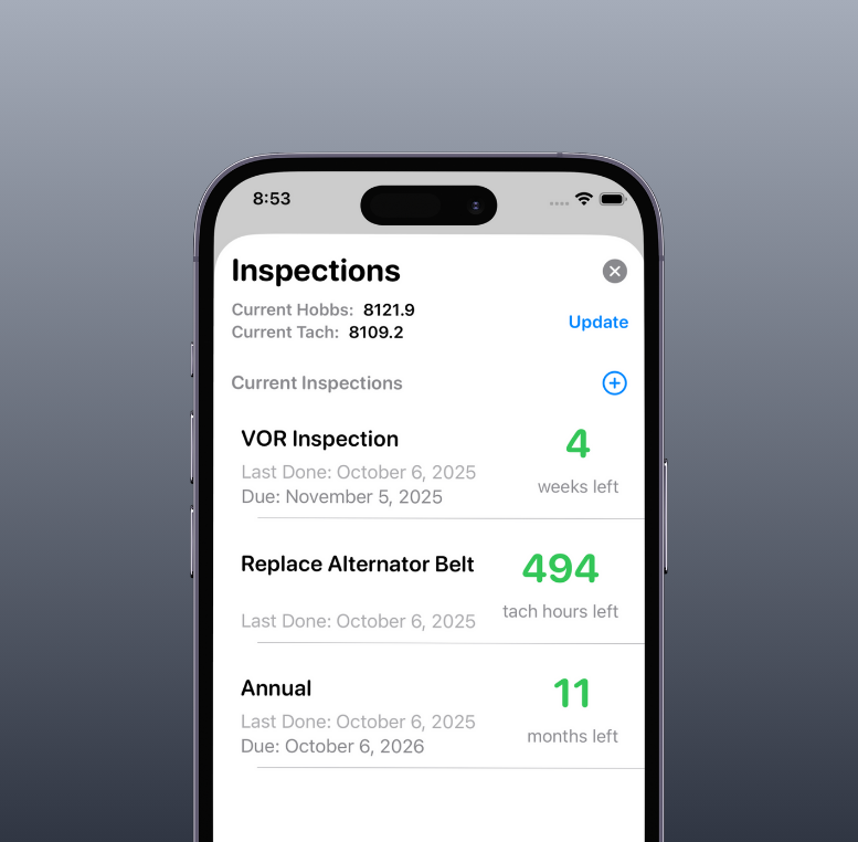 Phone mockup showing mobile app page